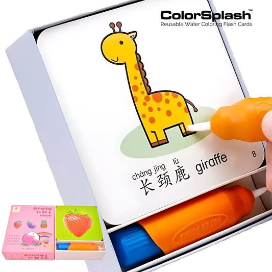 ColorSplash™ Reusable Water Coloring Flash Cards
