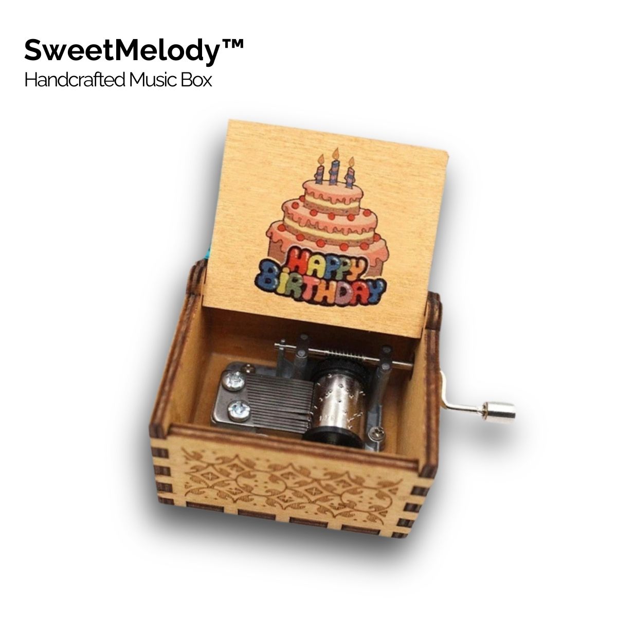 SweetMelody™ Handcrafted Music Box