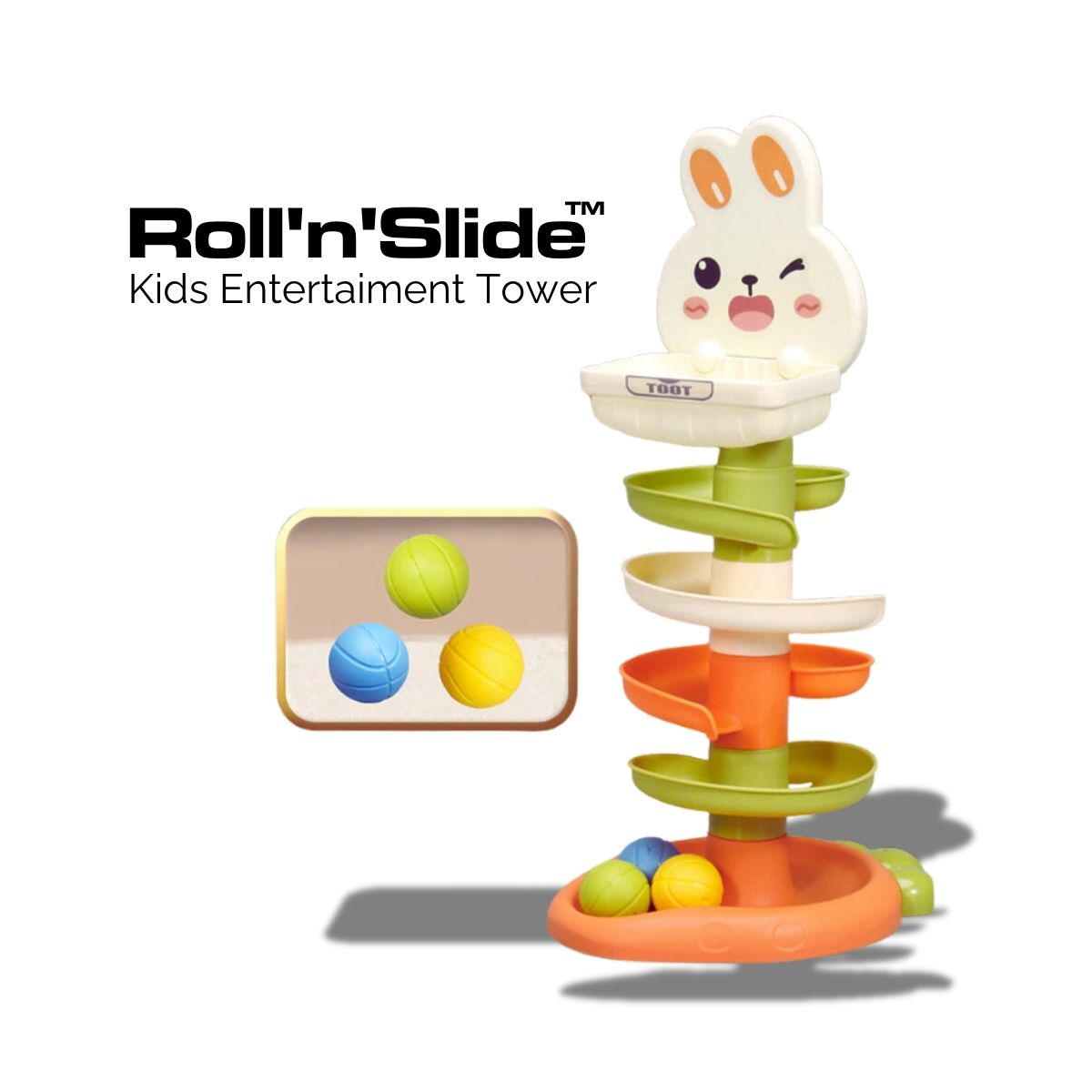 Roll'n'Slide™ - Kids Entertaiment Tower