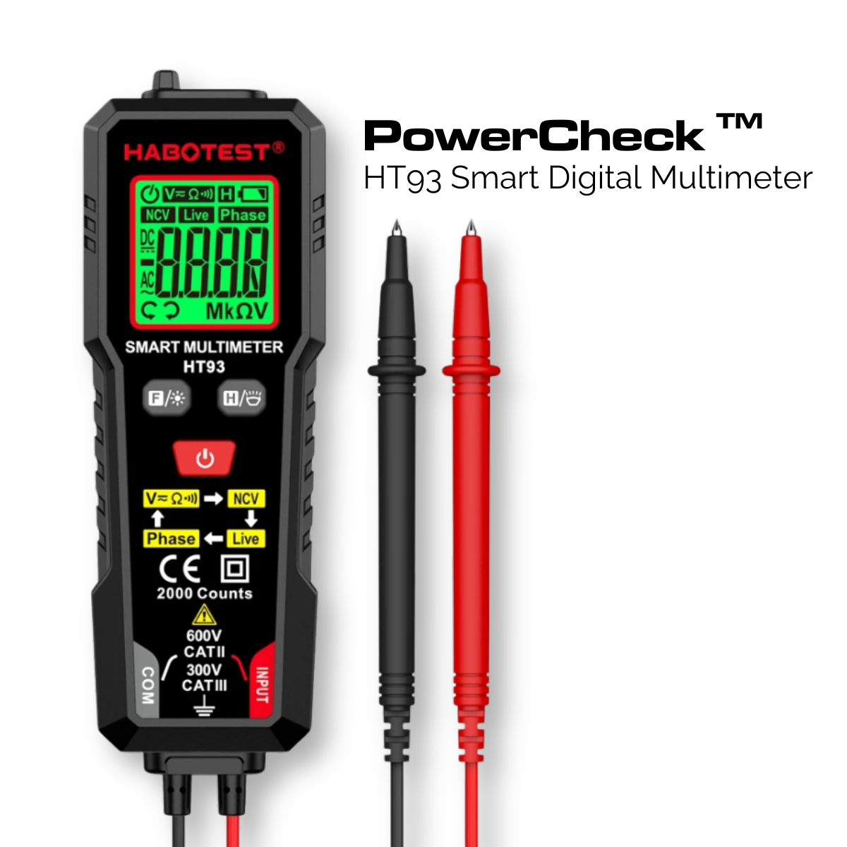 PowerCheck™ Smart Digital Multimeter