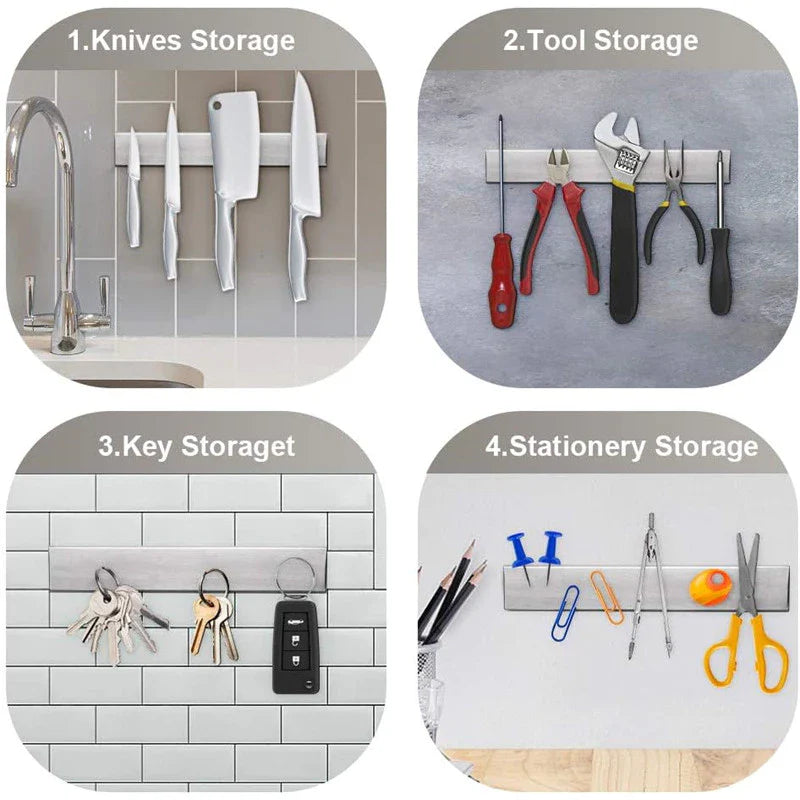 SafeGrip™ Magnetic Kitchen Utensil Holder