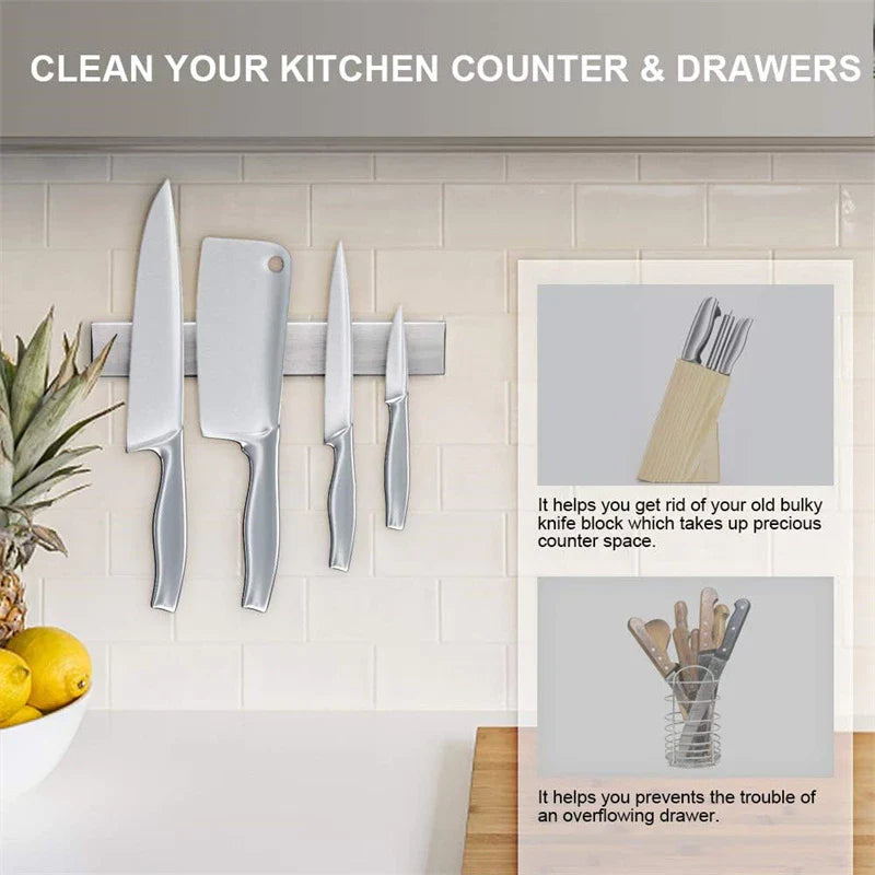 SafeGrip™ Magnetic Kitchen Utensil Holder