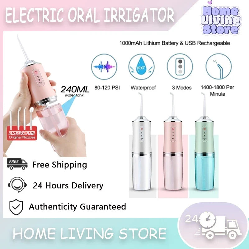 FresherBreath™ Oral Plaque Irrigator