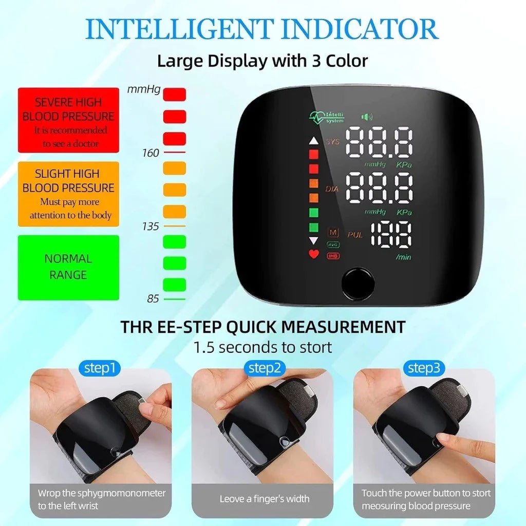 PreventiCare+ Wrist BP Monitor